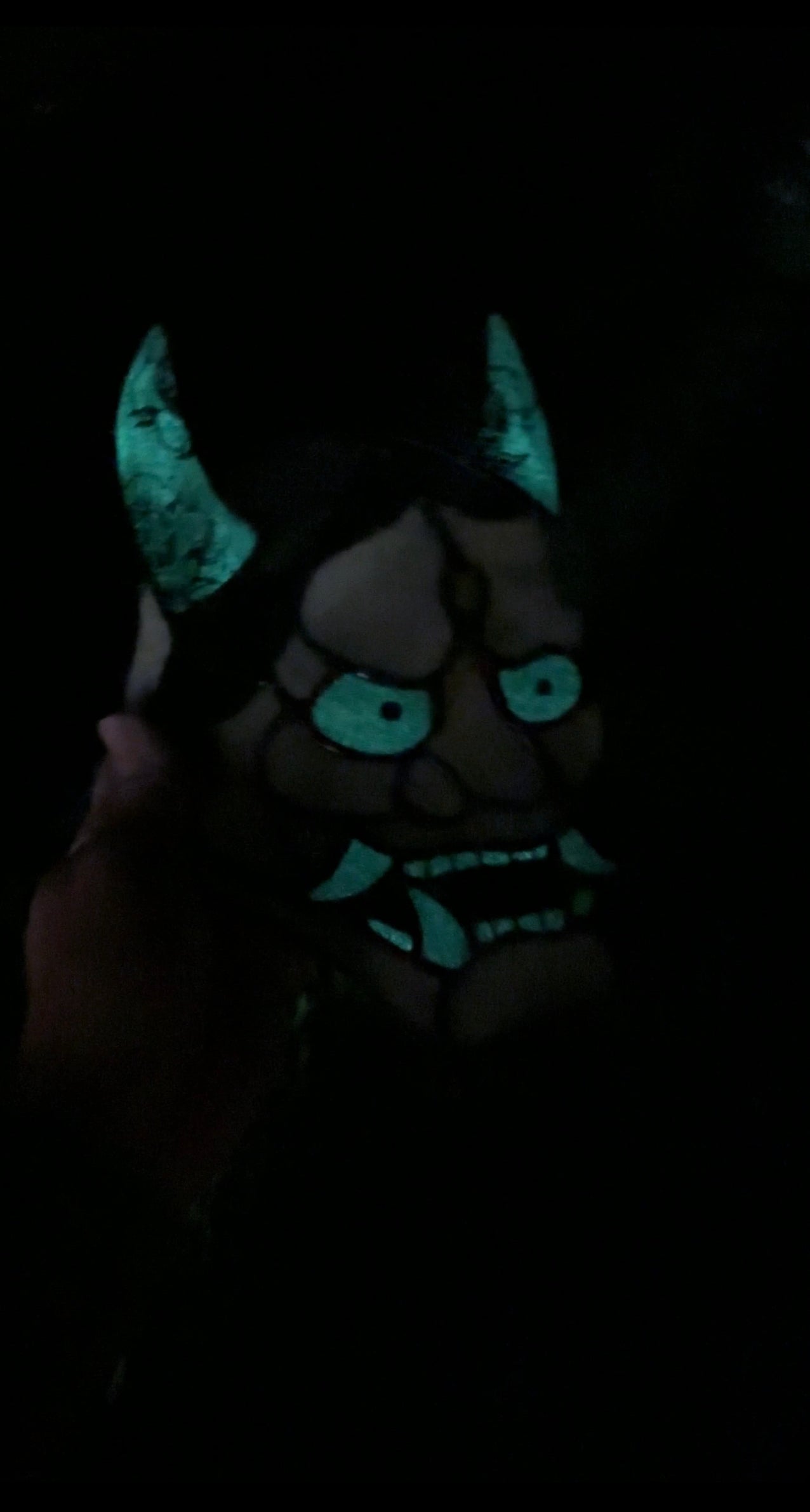 Glow in the Dark Hannya; ‘ethereal earth’