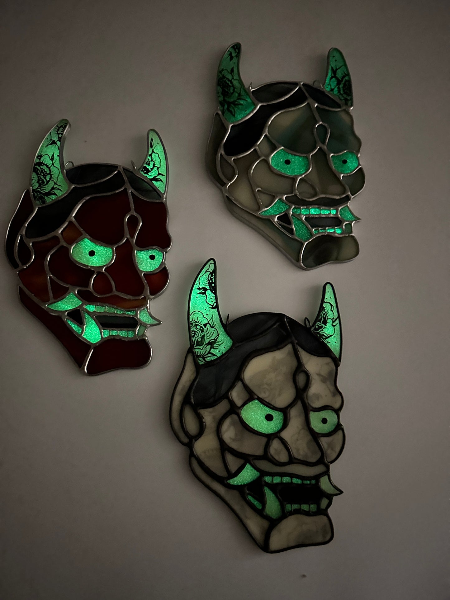 Glow in the Dark Hannya; ‘ethereal earth’